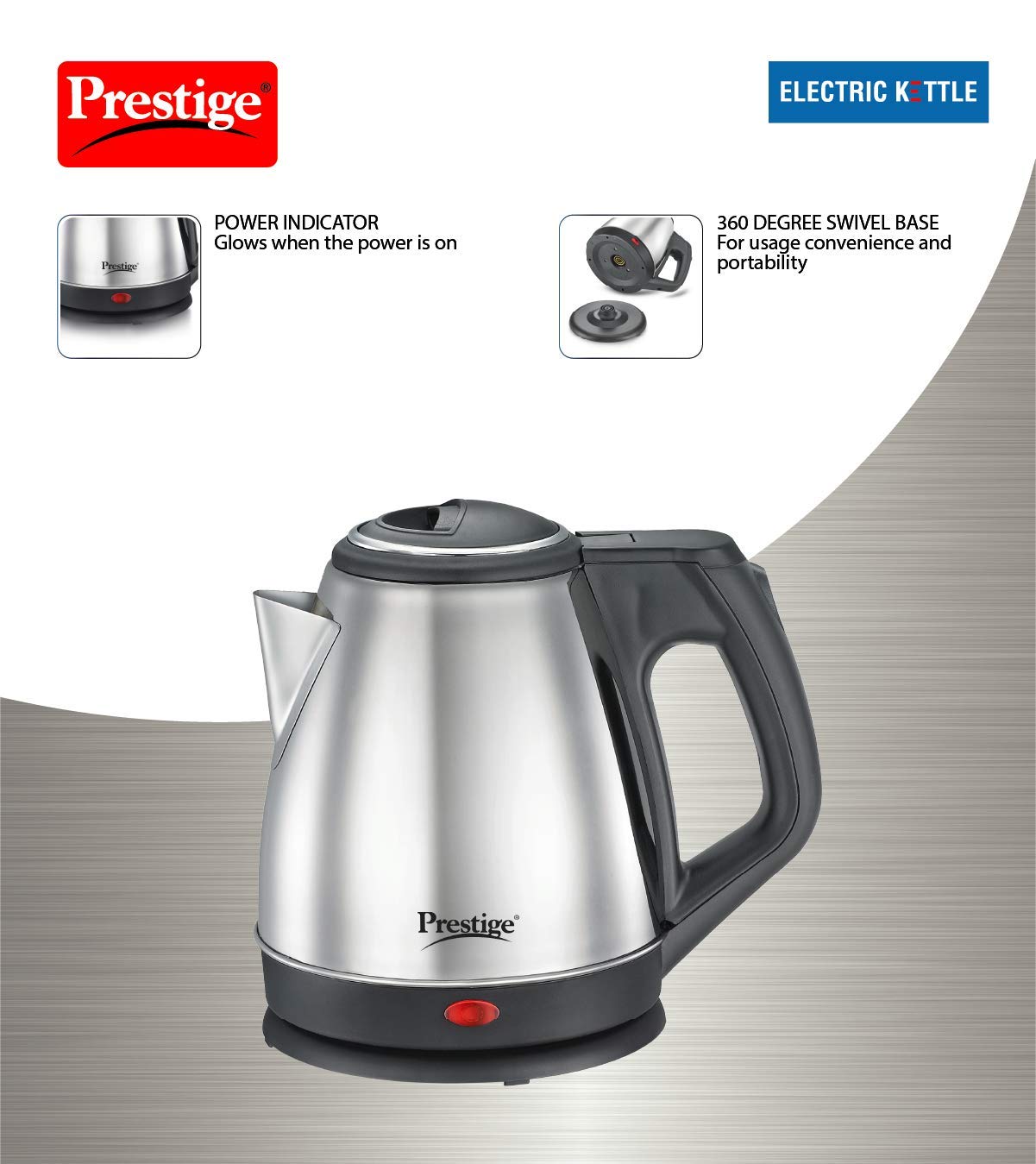 Prestige PKOSS 1.2-Litre Electric Kettle